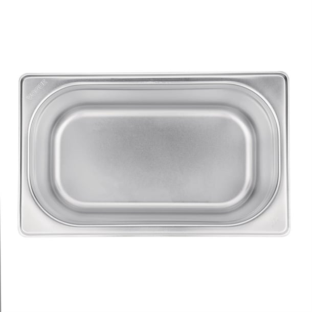Vogue Stainless Steel 1/4 Gastronorm Tray 150mm k820
