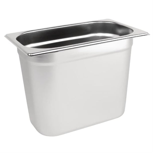 Vogue Stainless Steel 1/4 Gastronorm Tray 200mm k823