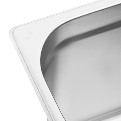 Vogue Stainless Steel 1/4 Gastronorm Tray 200mm k823