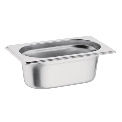 Vogue Stainless Steel 1/9 Gastronorm Tray 65mm k824