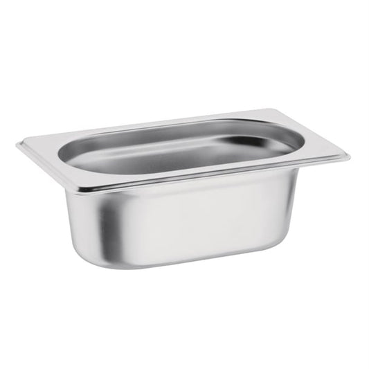 Vogue Stainless Steel 1/9 Gastronorm Tray 65mm k824
