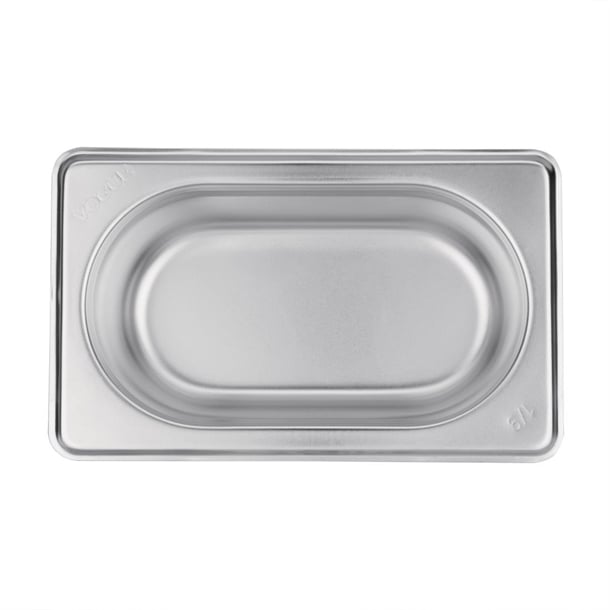 Vogue Stainless Steel 1/9 Gastronorm Tray 65mm k824
