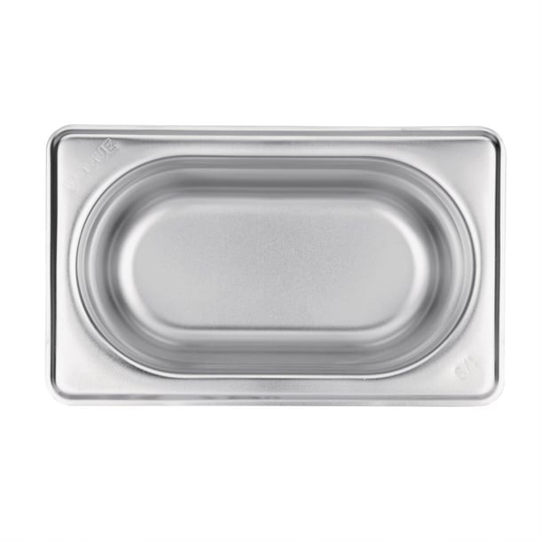 Vogue Stainless Steel 1/9 Gastronorm Tray 100mm k825