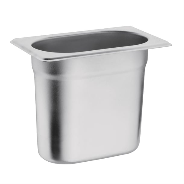 Vogue Stainless Steel 1/9 Gastronorm Tray 150mm k826