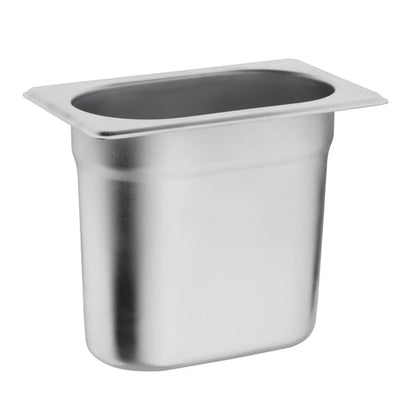 Vogue Stainless Steel 1/9 Gastronorm Tray 150mm k826