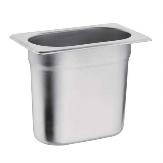 Vogue Stainless Steel 1/9 Gastronorm Tray 150mm k826