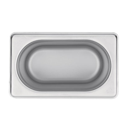Vogue Stainless Steel 1/9 Gastronorm Tray 150mm k826
