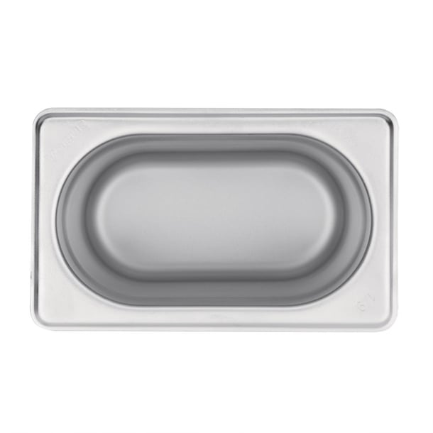 Vogue Stainless Steel 1/9 Gastronorm Tray 150mm k826