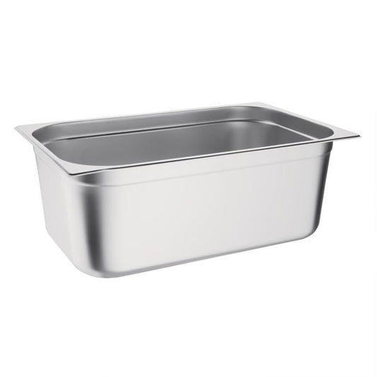 Vogue Stainless Steel 1/1 Gastronorm Tray 200mm k918