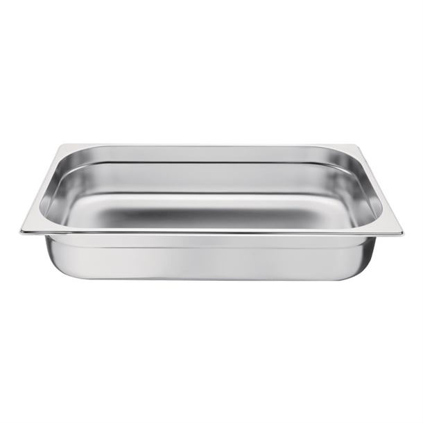 Vogue Stainless Steel 1/1 Gastronorm Tray 100mm k923