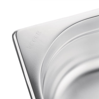 Vogue Stainless Steel 1/1 Gastronorm Tray 100mm k923