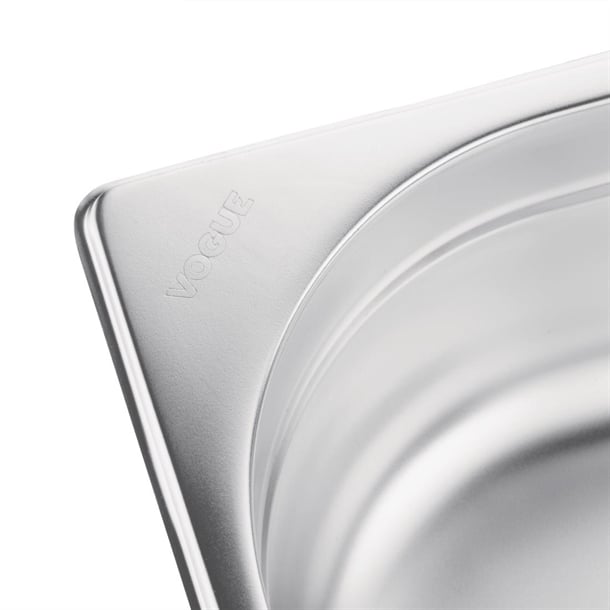Vogue Stainless Steel 1/1 Gastronorm Tray 100mm k923