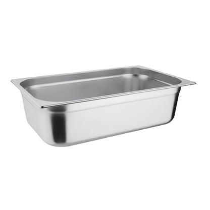 Vogue Stainless Steel 1/1 Gastronorm Tray 150mm k924