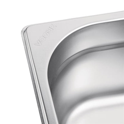 Vogue Stainless Steel 1/1 Gastronorm Tray 150mm k924