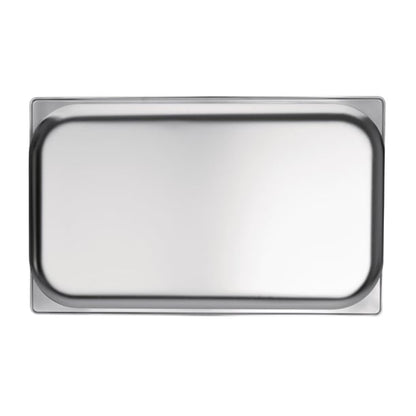 Vogue Stainless Steel 1/1 Gastronorm Tray 150mm k924