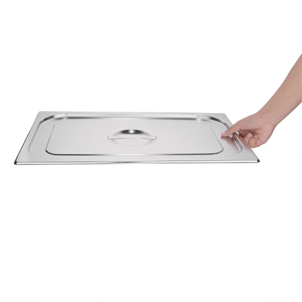 Vogue Stainless Steel 1/1 Gastronorm Lid k926