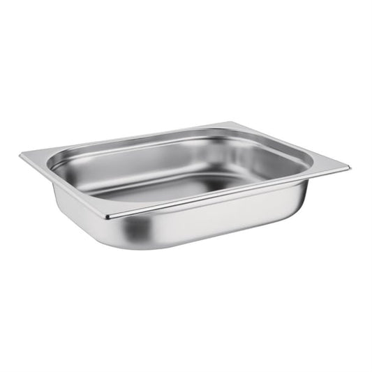 Vogue Stainless Steel 1/2 Gastronorm Tray 65mm k927