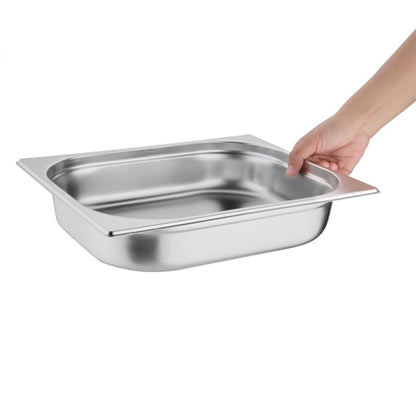 Vogue Stainless Steel 1/2 Gastronorm Tray 65mm k927