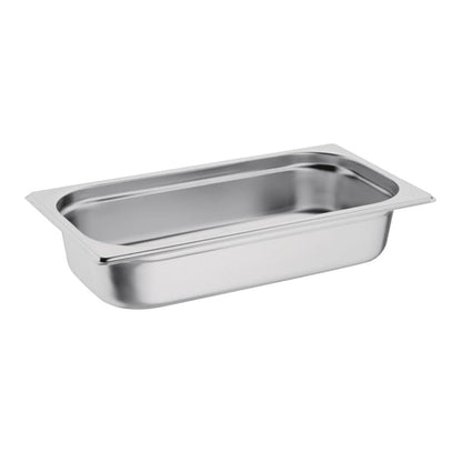 Vogue Stainless Steel 1/3 Gastronorm Tray 65mm k929