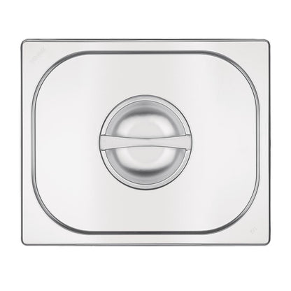 Vogue Stainless Steel 1/2 Gastronorm Lid k931
