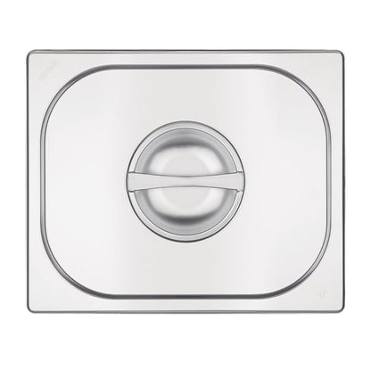 Vogue Stainless Steel 1/2 Gastronorm Lid k931