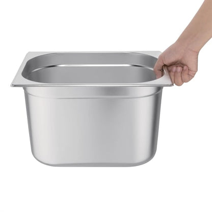 Vogue Stainless Steel 1/2 Gastronorm Tray 200mm k932