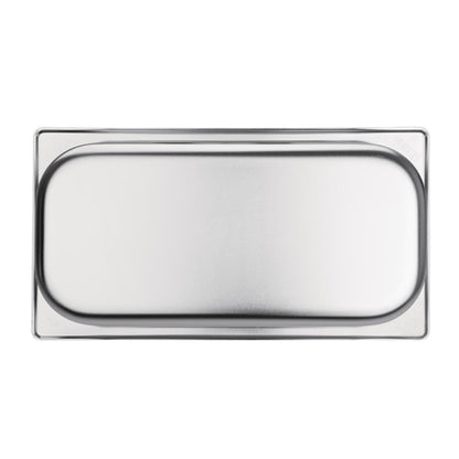 Vogue Stainless Steel 1/3 Gastronorm Tray 100mm k933