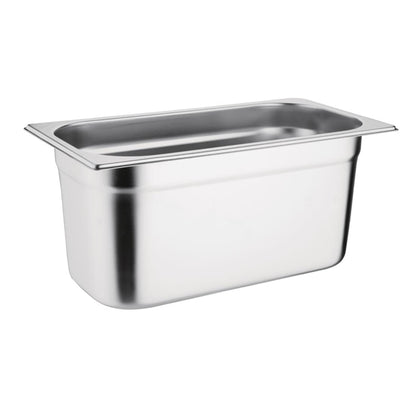 Vogue Stainless Steel 1/3 Gastronorm Tray 150mm k934