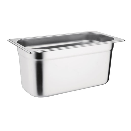 Vogue Stainless Steel 1/3 Gastronorm Tray 150mm k934