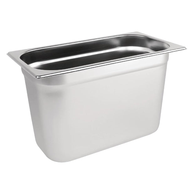 Vogue Stainless Steel 1/3 Gastronorm Tray 200mm k936