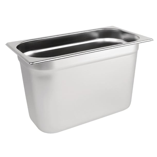 Vogue Stainless Steel 1/3 Gastronorm Tray 200mm k936