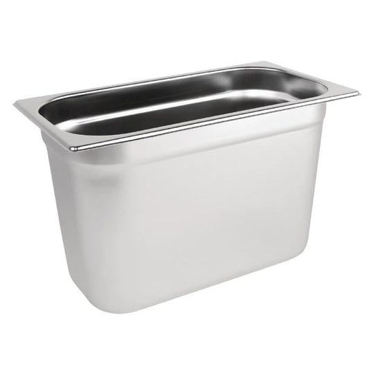 Vogue Stainless Steel 1/3 Gastronorm Tray 200mm k936