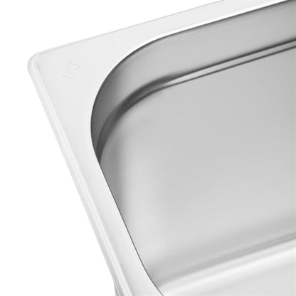 Vogue Stainless Steel 1/3 Gastronorm Tray 200mm k936