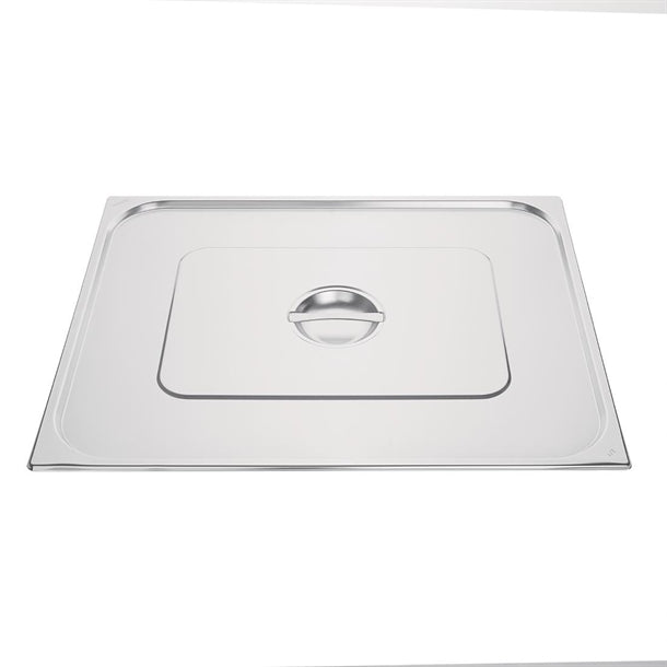 Vogue Stainless Steel 2/1 Gastronorm Lid k939