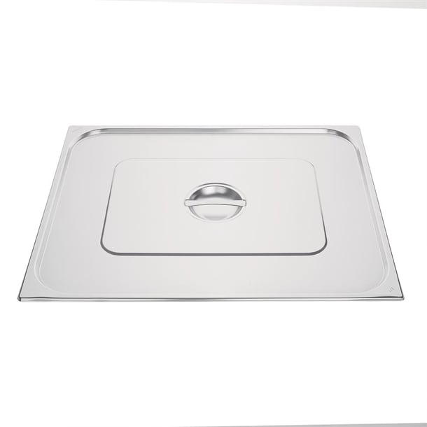 Vogue Stainless Steel 2/1 Gastronorm Lid k939