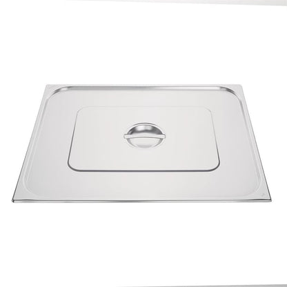 Vogue Stainless Steel 2/1 Gastronorm Lid k939