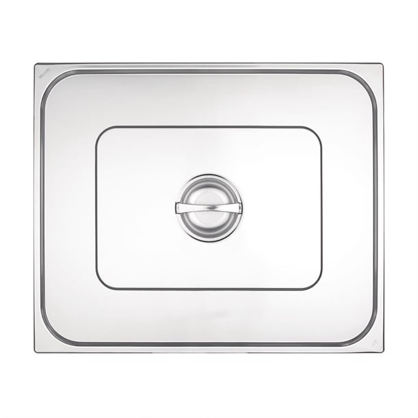 Vogue Stainless Steel 2/1 Gastronorm Lid k939
