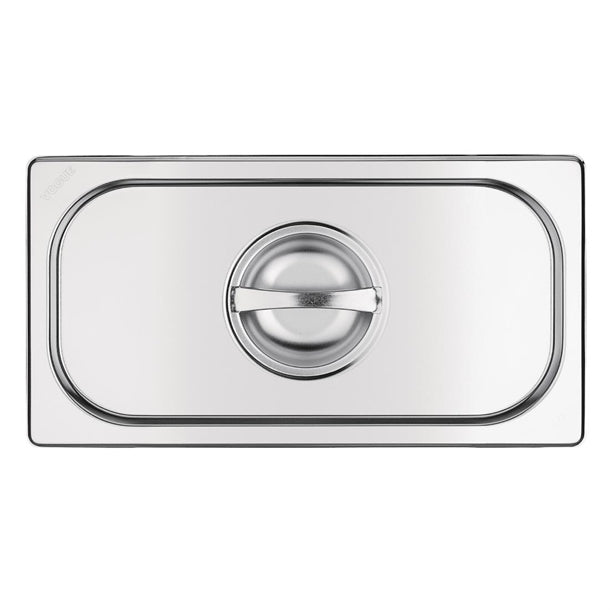 Vogue Stainless Steel 1/3 Gastronorm Lid k969