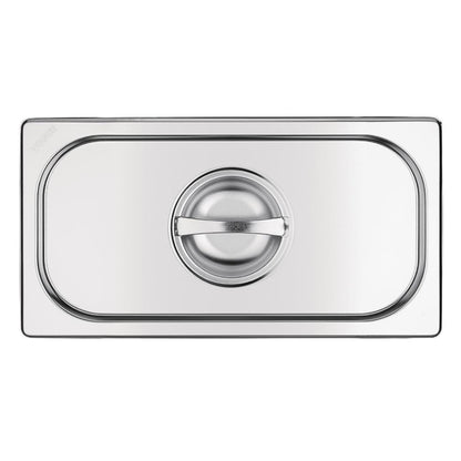 Vogue Stainless Steel 1/3 Gastronorm Lid k969