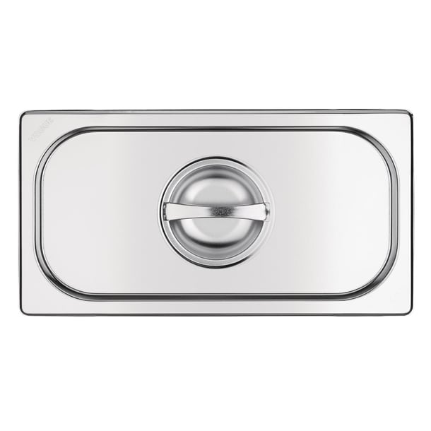 Vogue Stainless Steel 1/3 Gastronorm Lid k969