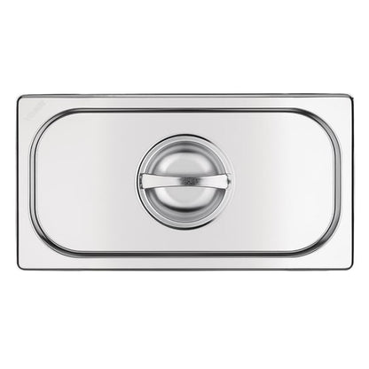 Vogue Stainless Steel 1/3 Gastronorm Lid k969