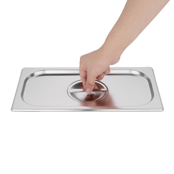 Vogue Stainless Steel 1/3 Gastronorm Lid k969