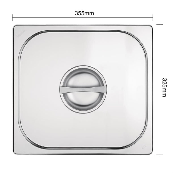 Vogue Stainless Steel 2/3 Gastronorm Lid k970
