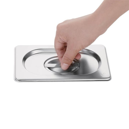 Vogue Stainless Steel 1/9 Gastronorm Lid k997