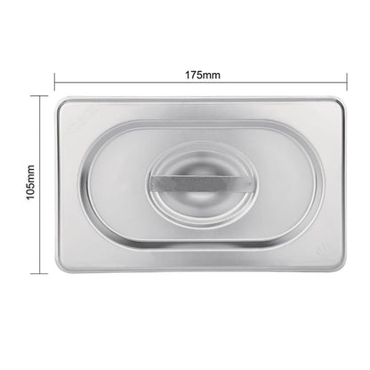 Vogue Stainless Steel 1/4 Gastronorm Lid k972
