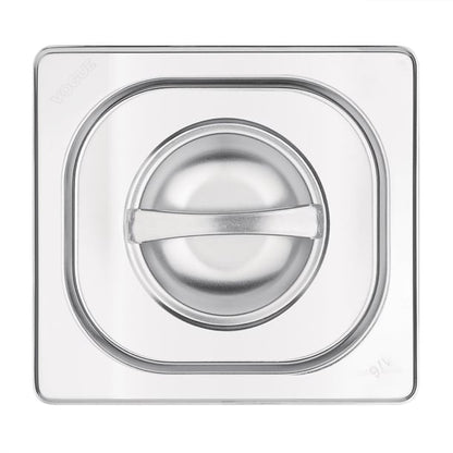 Vogue Stainless Steel 1/6 Gastronorm Lid k993