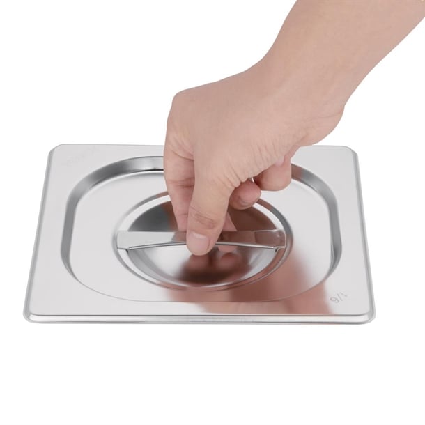 Vogue Stainless Steel 1/6 Gastronorm Lid k993