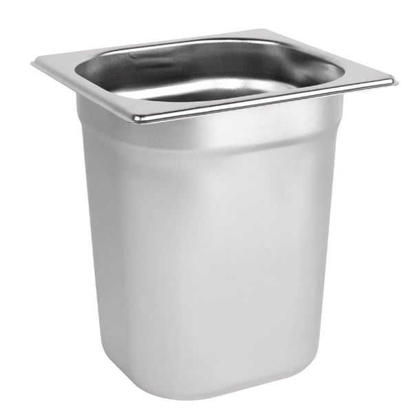 Vogue Stainless Steel 1/6 Gastronorm Tray 200mm k995