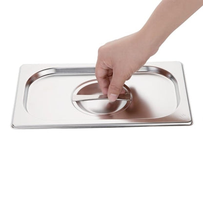 Vogue Stainless Steel 1/4 Gastronorm Lid k972