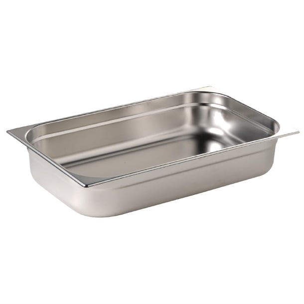 Vogue Stainless Steel 1/1 Gastronorm Tray 65mm k903